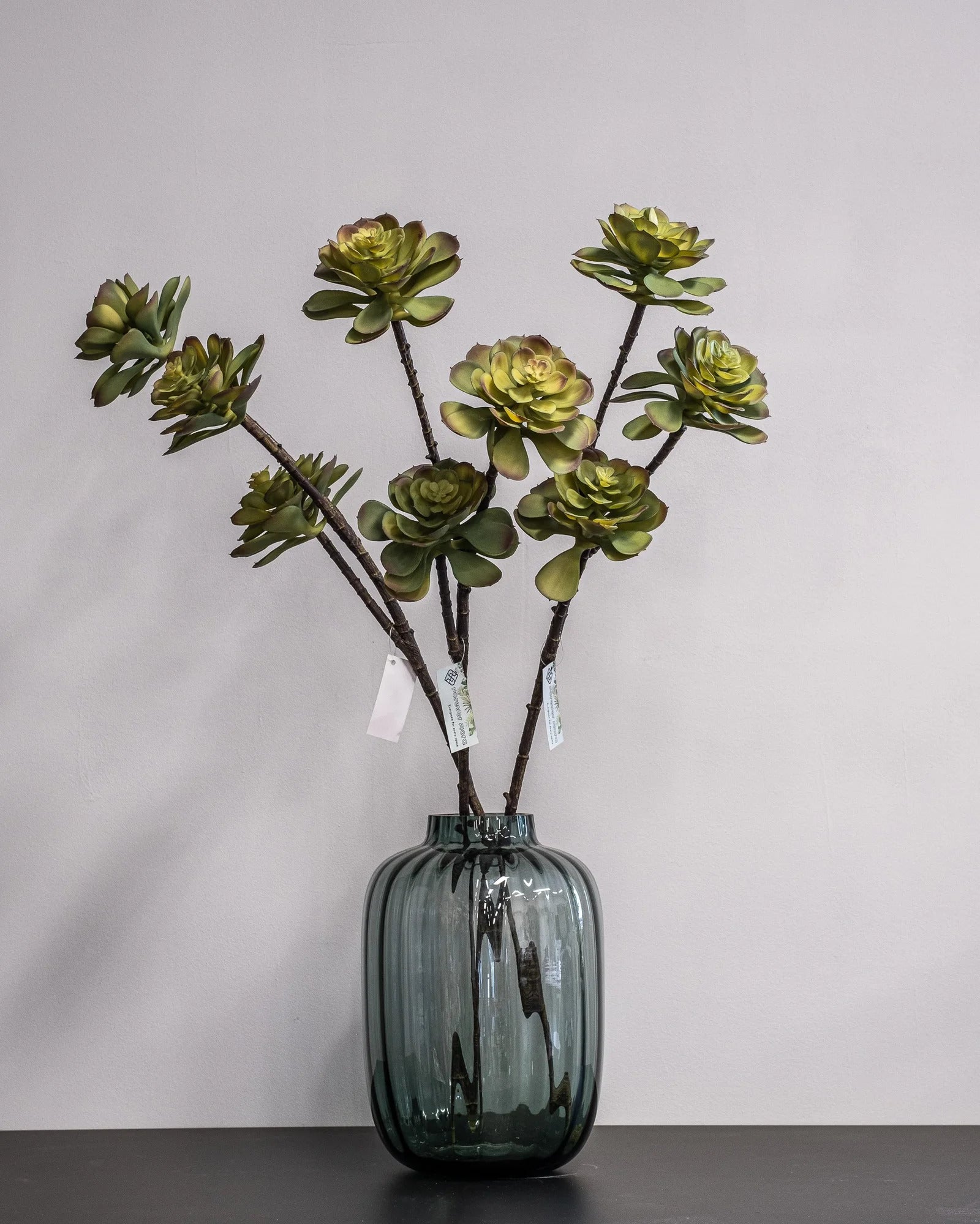 Konstgjord lotusblomma grön – 79 cm – konstgjord blomma från Forever Flora