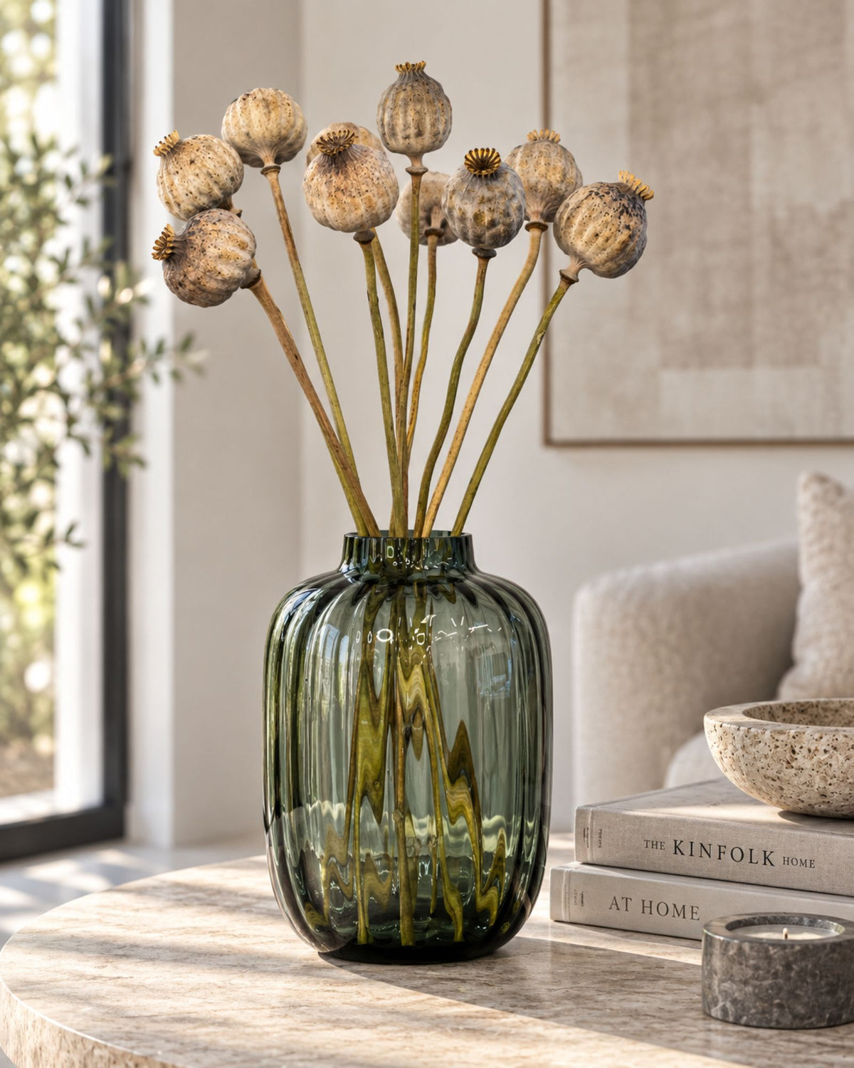 Dried Giant Poppy Pods, 10-Pack