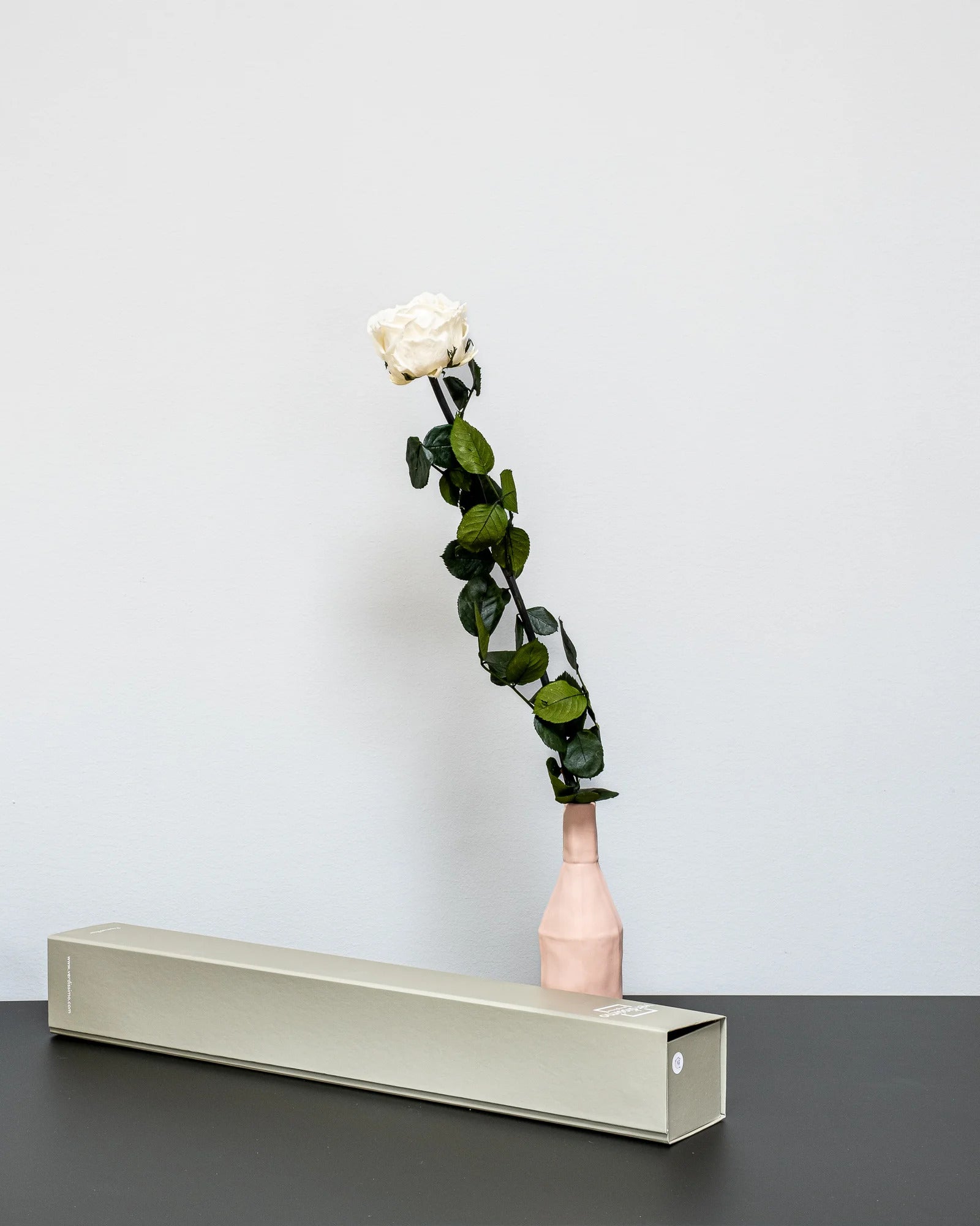 Konserverade rosor i Singel Giftbox - V Rose från Forever Flora