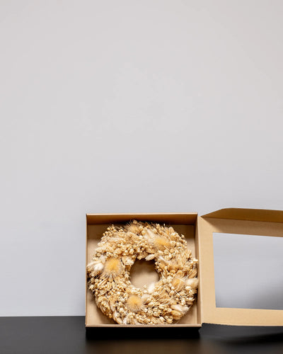 Krans torkade blommor-3
