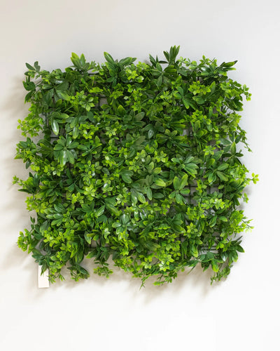 Konstgjord växtvägg Mixväxt – 50 × 50 cm UV – konstgjord växtvägg från Forever Flora