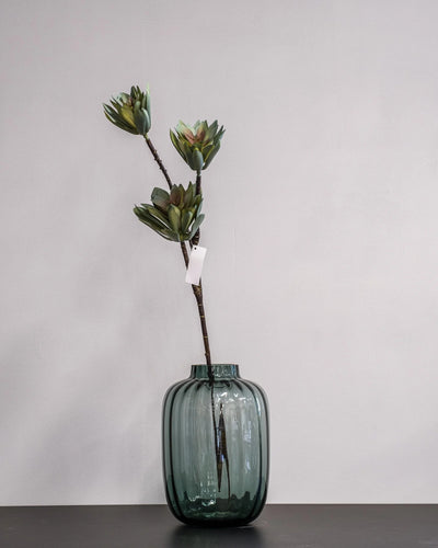 Konstgjord lotusblomma ljusgrön – 83 cm – konstgjord blomma från Forever Flora