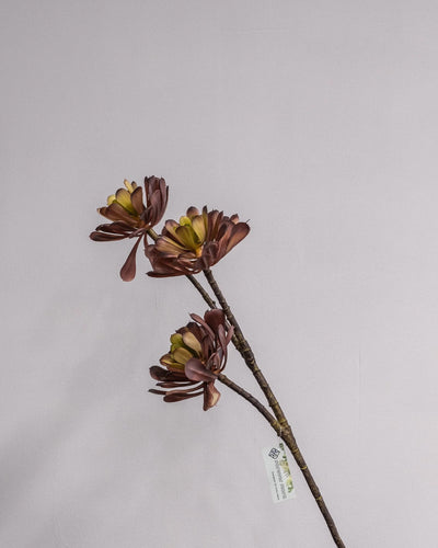 Konstgjord lotusblomma lila – 79 cm som dekorativ produkt för hem och inredning