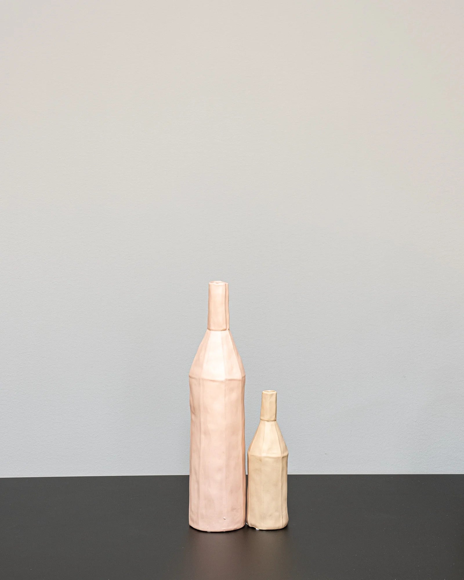 Bottle Keramikvase für Trockenblumen und Zweige