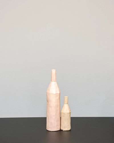 Bottle Keramikvase für Trockenblumen und Zweige