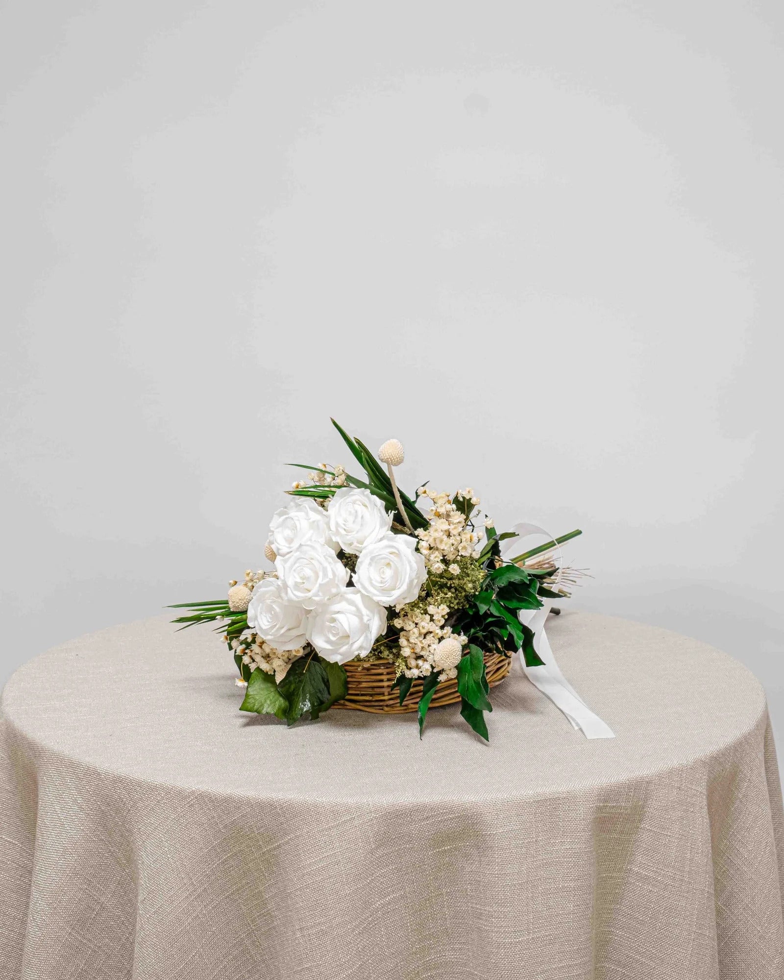 Ivory bukett – handgjord brudbukett från Forever Flora